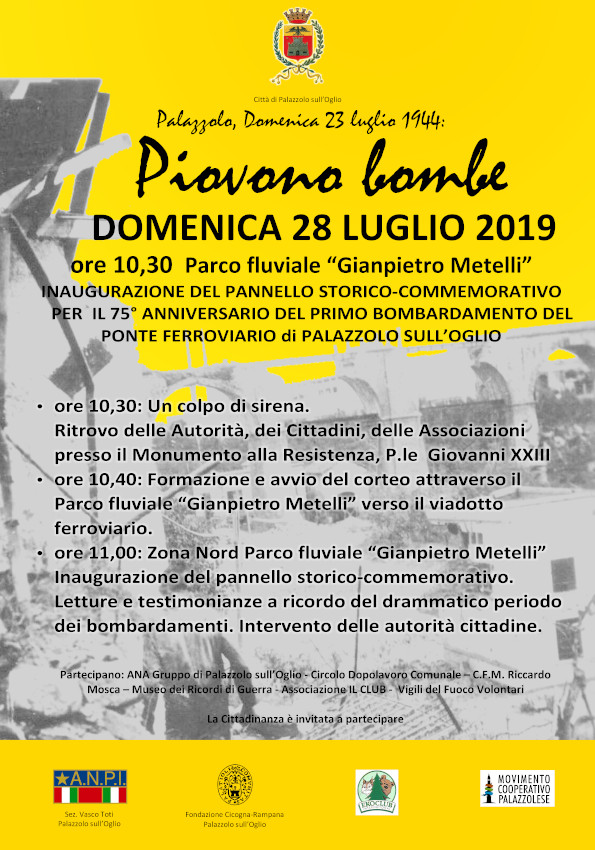 Manifesto piovono bombe