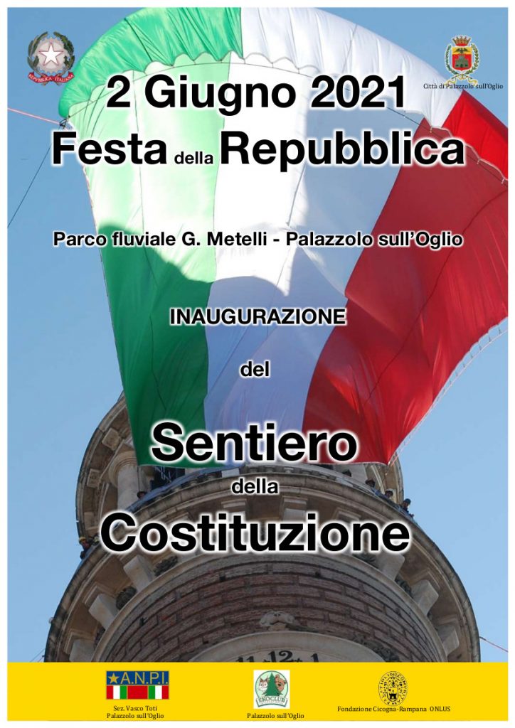 Opuscolo Sentiero della Costituzione 2 giugno 2021
