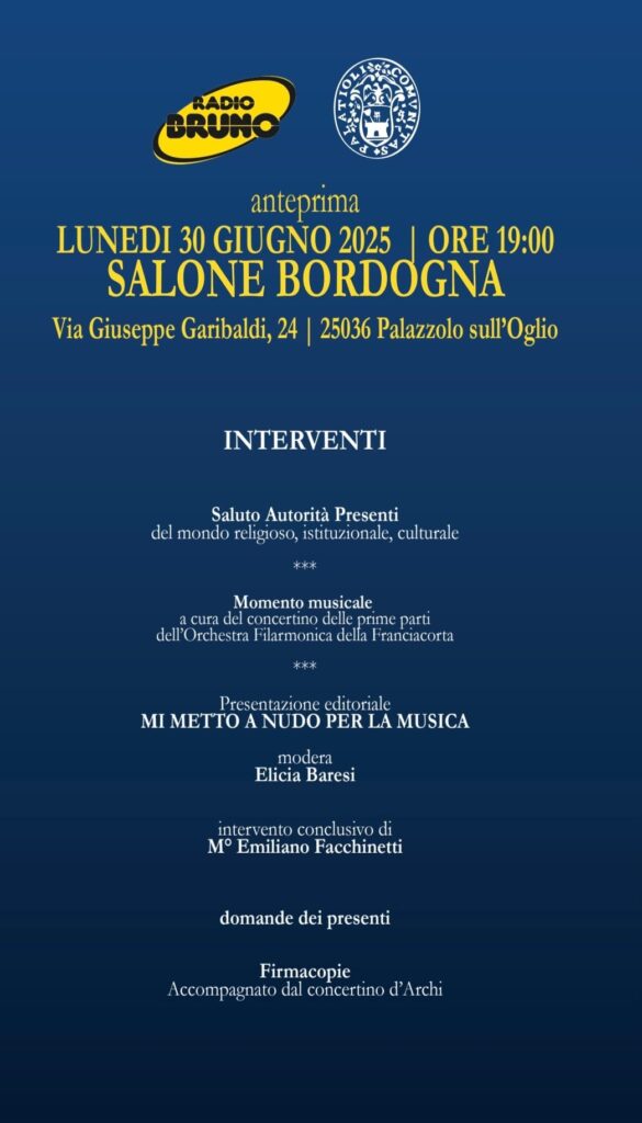 Mi metto a nudo per la musica