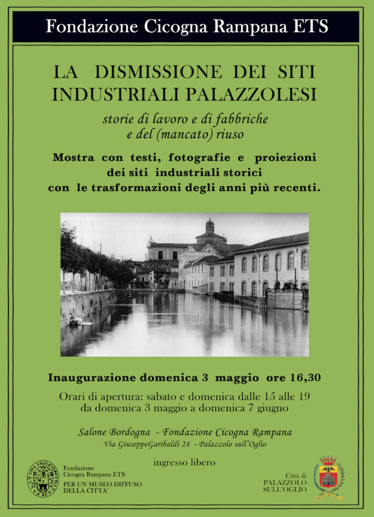 Locandina mostra deindustrializzazione