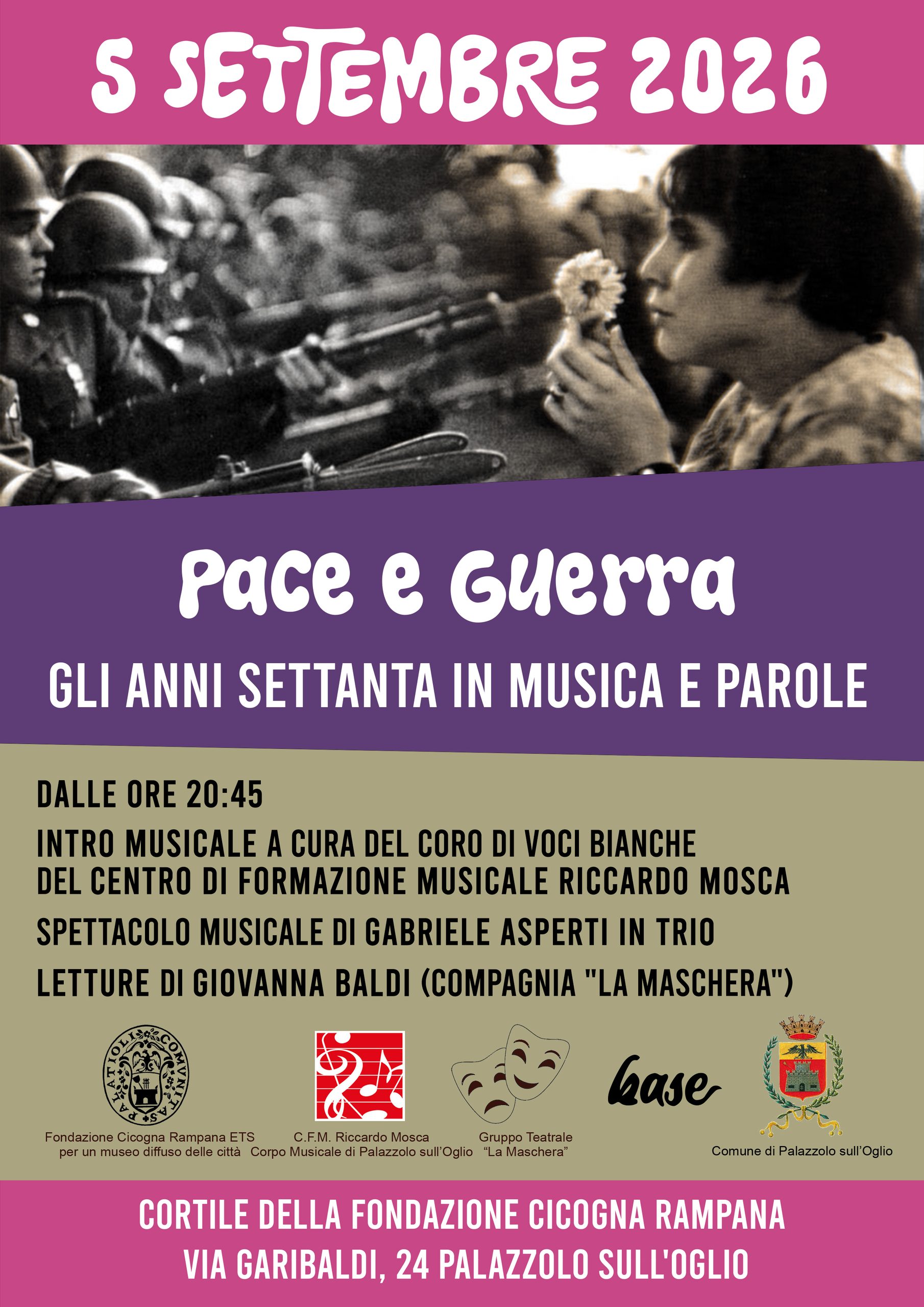 Guerra e pace Gli anni 70 in musica e parole
